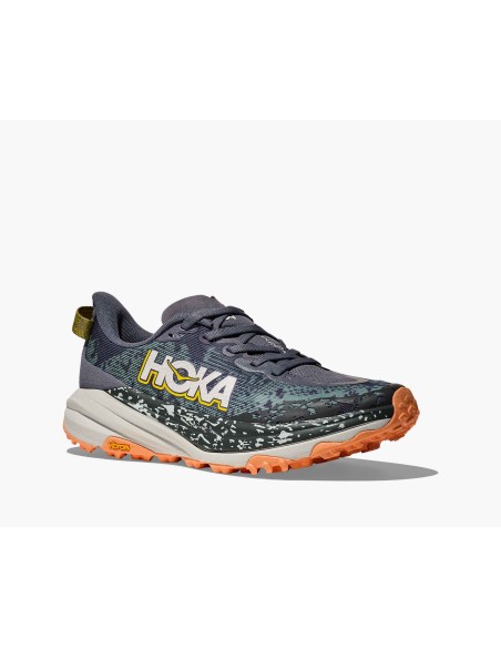 Hoka Speedgoat 6 Mujer grey skies / cosmic grey