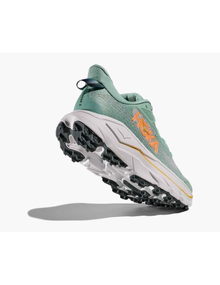 Hoka Challenger 8 Mujer jade / cosmic grey
