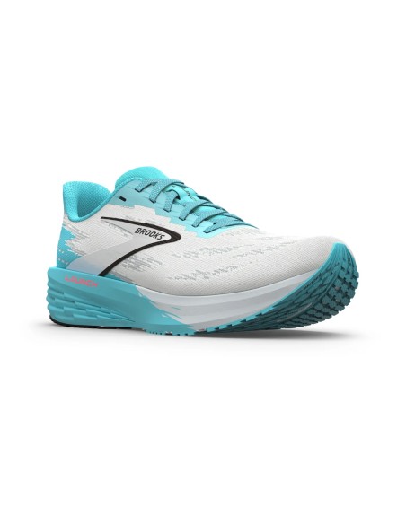 Brooks Launch 11Mujer White/Atomizer/Pink Clay