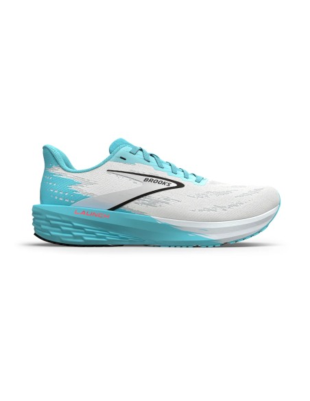 Brooks Launch 11Mujer White/Atomizer/Pink Clay