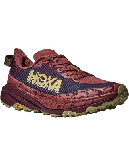 Hoka Speedgoat 6 Mujer rouge / black cherry