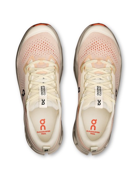 On Running Cloudsurfer Trail 2 Mujer Ivory/Salmon