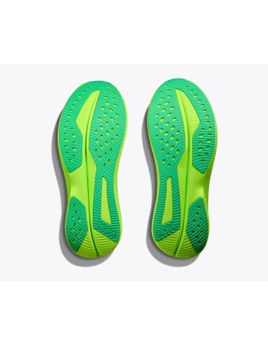 Hoka Mach 6 Electric White / Neon lime