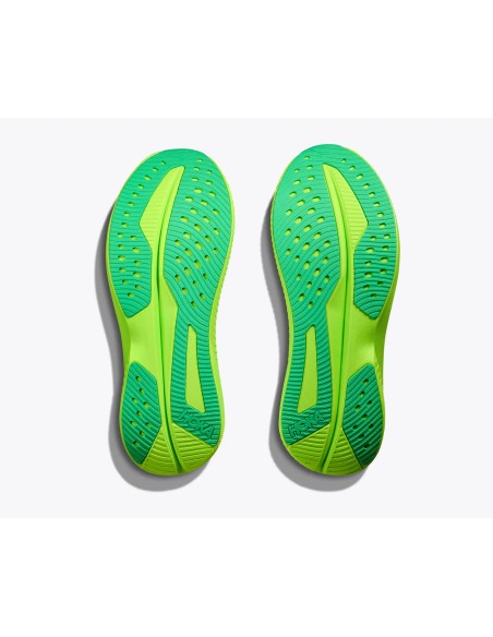 Hoka Mach 6 Electric White / Neon lime