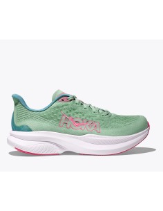 Hoka Mach 6 Electric MUJER jadeite / alpine blue