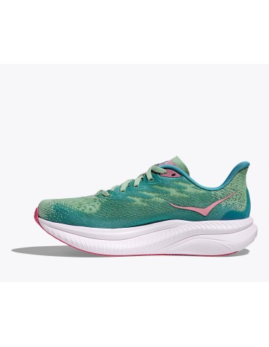 Hoka Mach 6 Electric MUJER jadeite / alpine blue