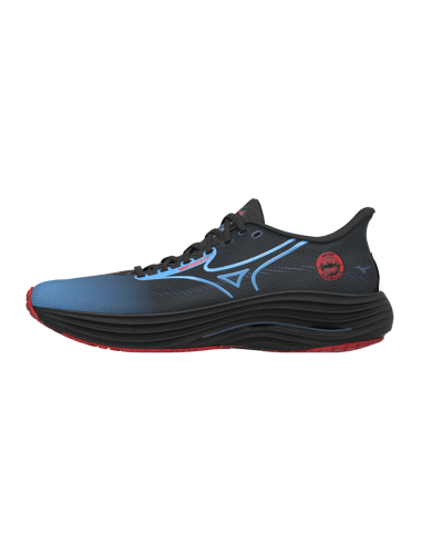 Mizuno WAVE RIDER 29 AMSTERDAM Black/All Aboard/High Risk Red