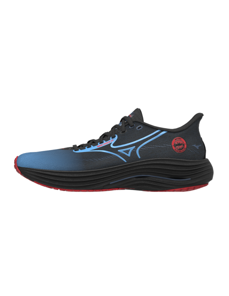 Mizuno WAVE RIDER 29 AMSTERDAM Black/All Aboard/High Risk Red