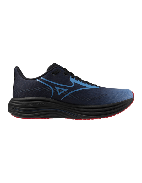 Mizuno WAVE RIDER 29 AMSTERDAM Black/All Aboard/High Risk Red