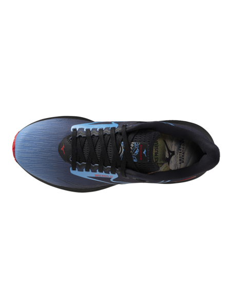 Mizuno WAVE RIDER 29 AMSTERDAM Black/All Aboard/High Risk Red
