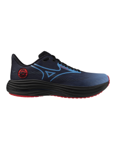 Mizuno WAVE RIDER 29 AMSTERDAM Black/All Aboard/High Risk Red