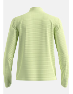 ODLO  thermal half-zip running mid layer Shadow lime 2