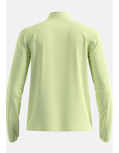 ODLO  thermal half-zip running mid layer Shadow lime
