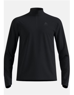 ODLO  thermal half-zip running mid layer Black