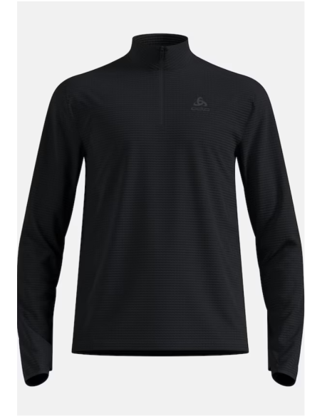ODLO  thermal half-zip running mid layer Black