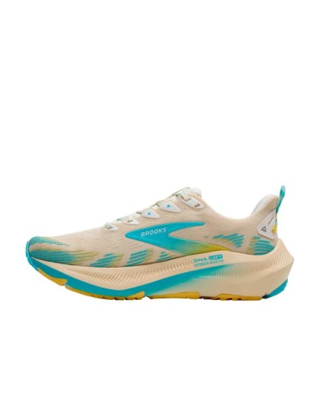 Brooks Ghost Trail Mujer Sand/Star White/Golden Hour