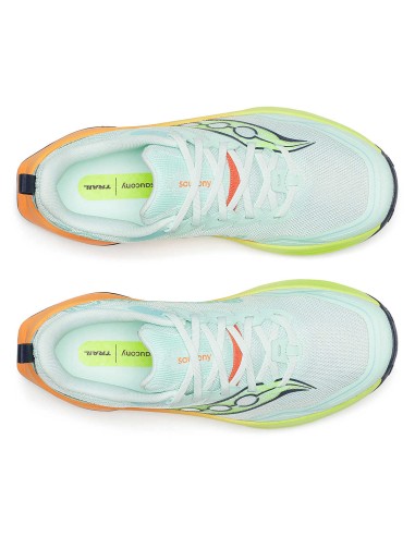Saucony Peregrine 16 Mujer  Aqua | Citron