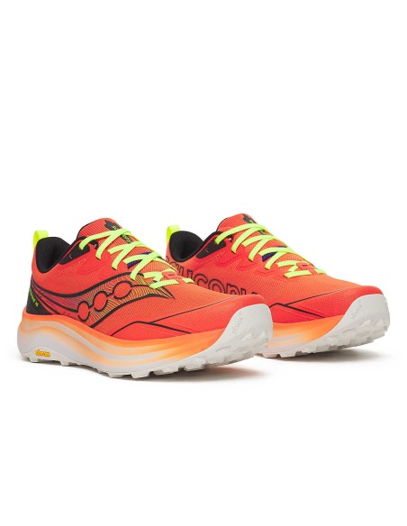 Saucony Peregrine 16 Fire/Black  Feu/Noir