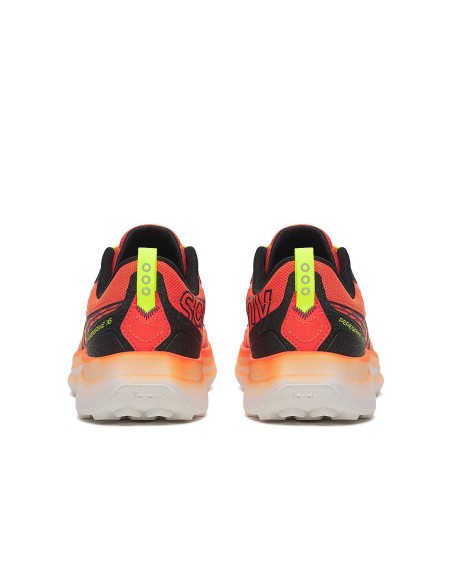 Saucony Peregrine 16 Fire/Black  Feu/Noir