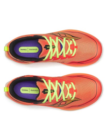 Saucony Peregrine 16 Fire/Black  Feu/Noir