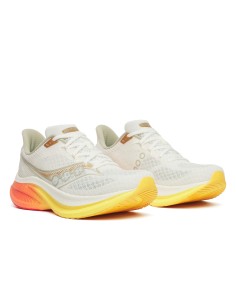 SAUCONY ENDORPHIN SPEED 5 IVORY/FIRE 2