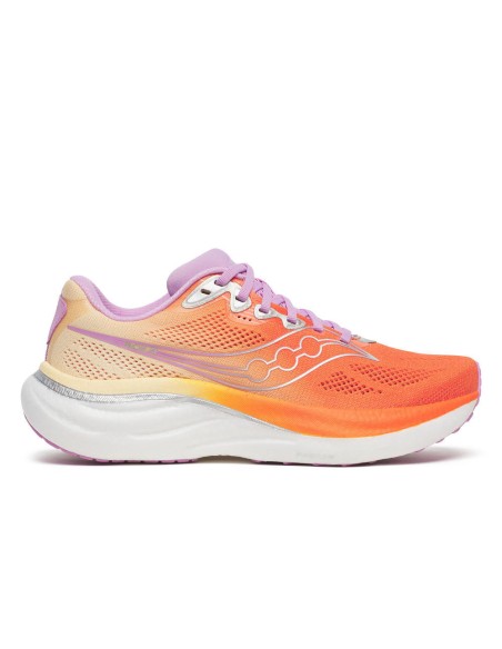Saucony Ride 19 Mujer FIRE/ORCHID