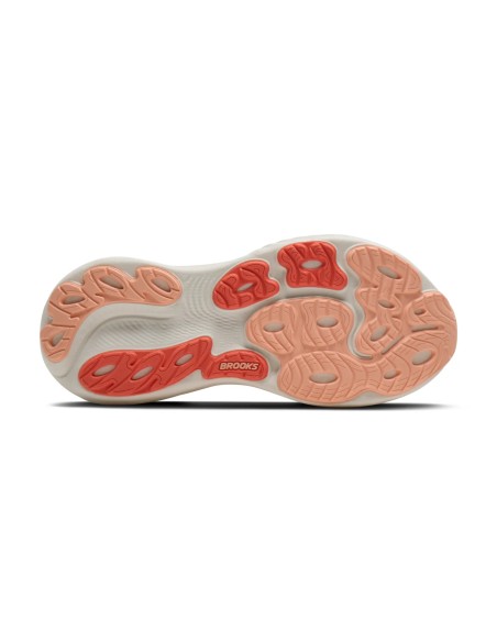 BROOKS Adrenaline GTS 25 MUJER Peach Echo/Coconut
