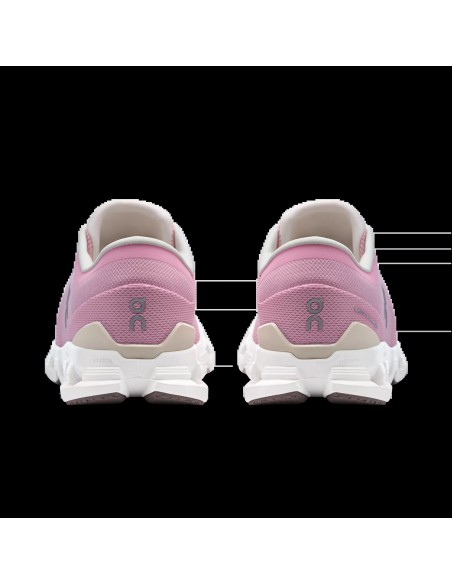 On running Cloud X 4 Mujer Petal/Sand