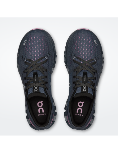 On running Cloud X 4 Mujer Navy | Sakura
