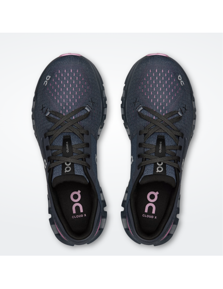 On running Cloud X 4 Mujer Navy | Sakura