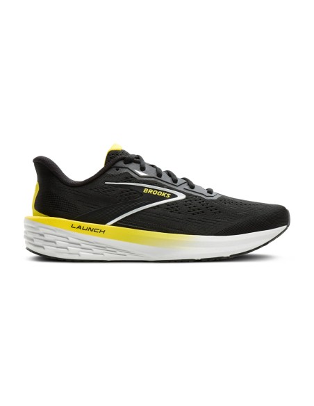 Brooks Launch 12 Black/Cyber Yellow/Oyster