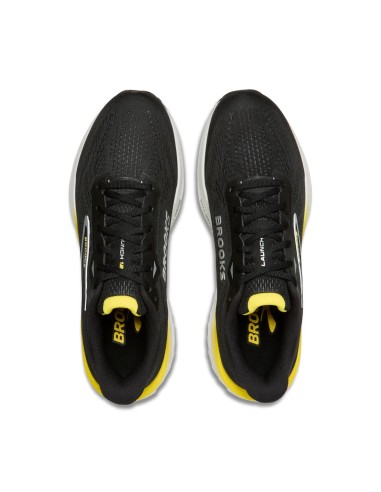 Brooks Launch 12 Black/Cyber Yellow/Oyster