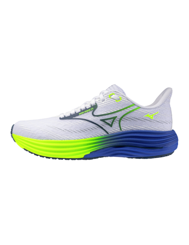 Mizuno WAVE RIDER 29 White/Estate Blue/Lightning Ye