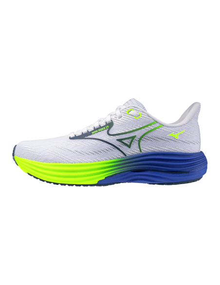 Mizuno WAVE RIDER 29 White/Estate Blue/Lightning Ye