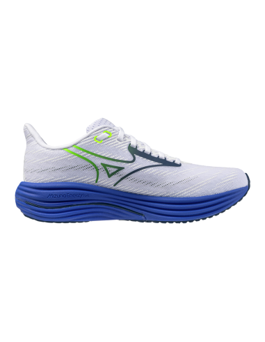 Mizuno WAVE RIDER 29 White/Estate Blue/Lightning Ye