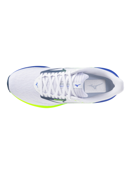Mizuno WAVE RIDER 29 White/Estate Blue/Lightning Ye