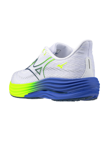 Mizuno WAVE RIDER 29 White/Estate Blue/Lightning Ye