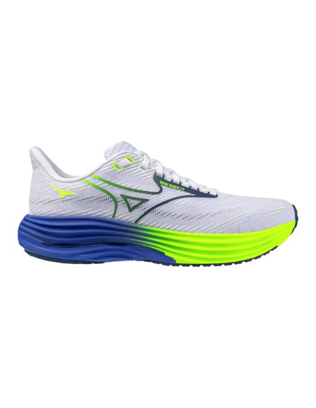 Mizuno WAVE RIDER 29 White/Estate Blue/Lightning Ye