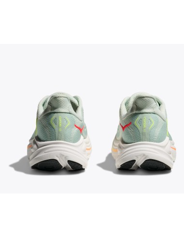 HOKA Clifton 10 MUJER sea Glass / Neon flame