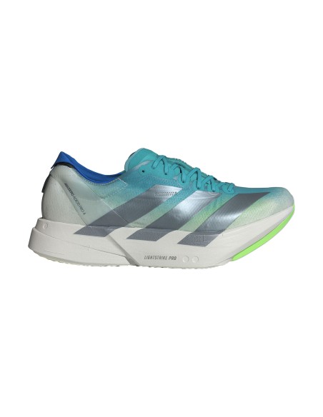 ADIZERO ADIOS PRO 4 Hi Res Aqua/Iron Metallic/Grey One