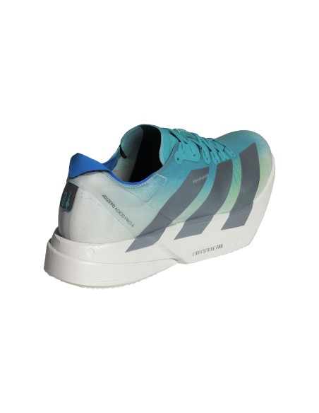 ADIZERO ADIOS PRO 4 Hi Res Aqua/Iron Metallic/Grey One