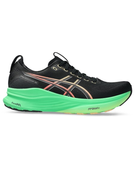 ASICS GEL-KAYANO 32 Black/Vital Green