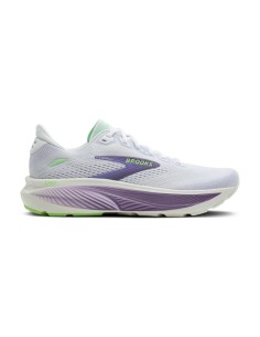 Brooks Ghost 18 Mujer  White/Purple Hebe/Green