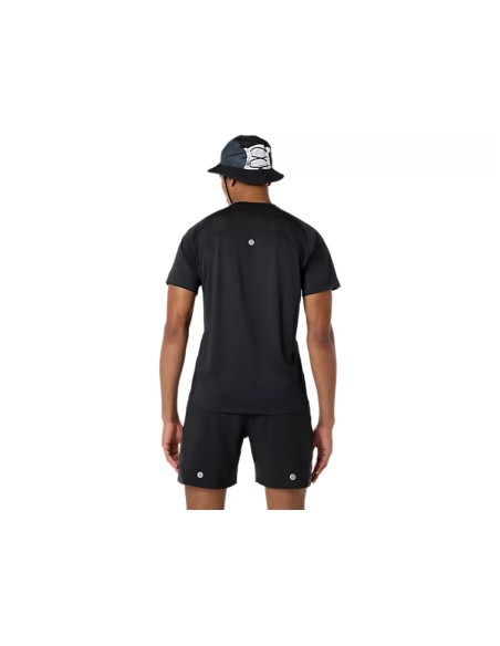 ASICS ROAD FADE SS TOP Black/Cream