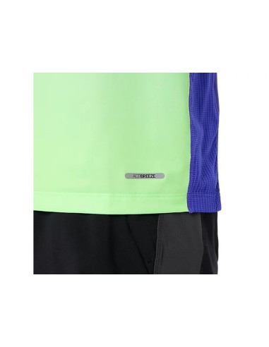 ASICS ROAD FADE SS TOP COBALT BURST/ILLUMINATE GREEN