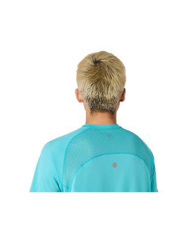 ASICS ROAD FADE SS TOP ENERGY AQUA