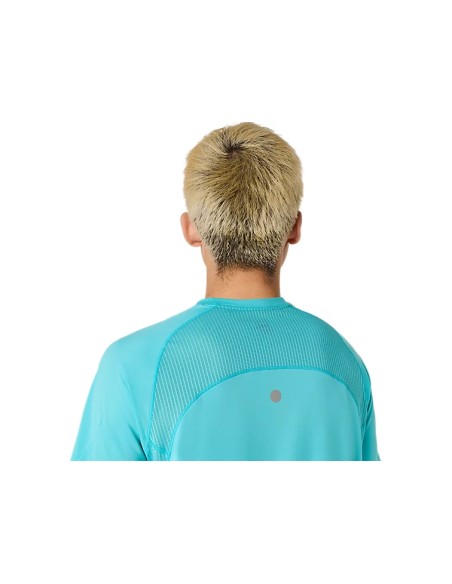 ASICS ROAD FADE SS TOP ENERGY AQUA