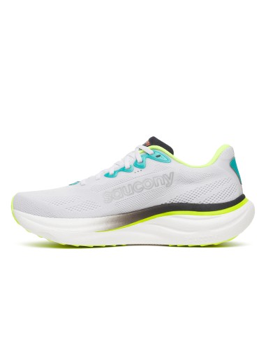Saucony Ride 19 WHITE/CITRON