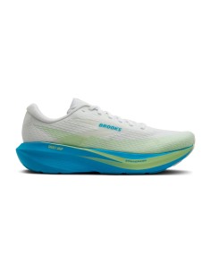 Brooks Ghost Amp White/Blue/Paradise Green