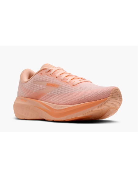 Brooks Ghost Amp MUJER Peach/Peach/White